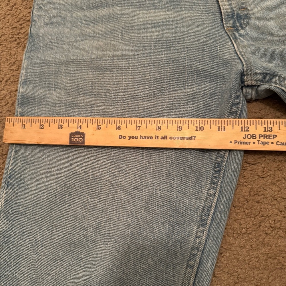 Men's Wrangler Jeans Relaxed Fit Tapered Leg Size 36x30 - Picture 7 of 8